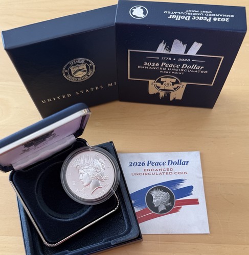 Usa united states mint peace - usa:,