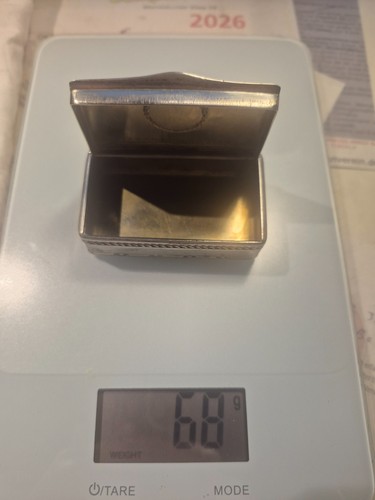 Tabakdosen silber stück - 2,