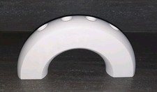 Kerzenständer Regenbogen 29 x 15 cm weiß zum Bemalen Bekleben Adventskranz Taufe