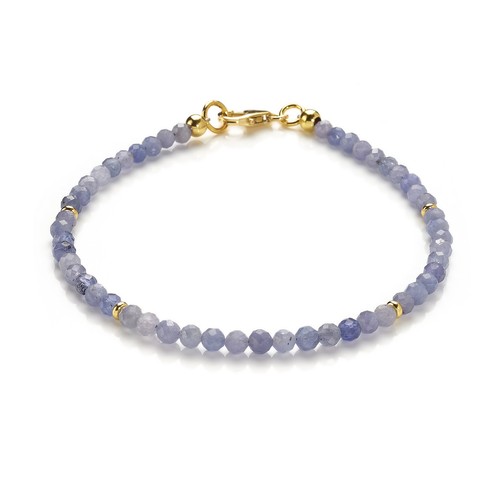 Tansanit armband - tansanit,