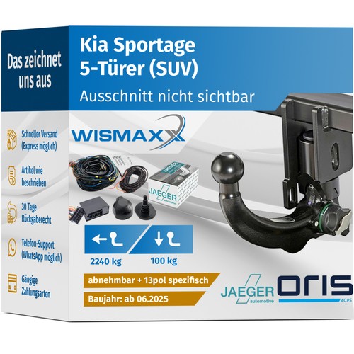 Anhängerkupplung für kia - für,