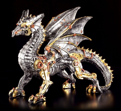 Steampunk drachen figur - drachen,