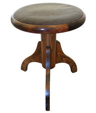 Alter Klavierhocker Drehstuhl Hocker Gründerzeit Eiche massiv