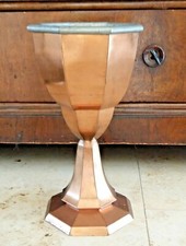 Messkelch Historismus Gotik Romanik Achteck Kupfer Kelch 32cm !