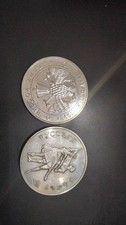 3 Rubel Russland von  1993 silbermünzen 1 oz 2 Stück
