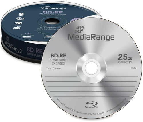 Mediarange 25gb 2x - mediarange, bd-re