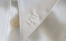 LTU Uniform, Stewardess, Flugbegleiterin, weiße Bluse, Größe 38, VAN LOOCK