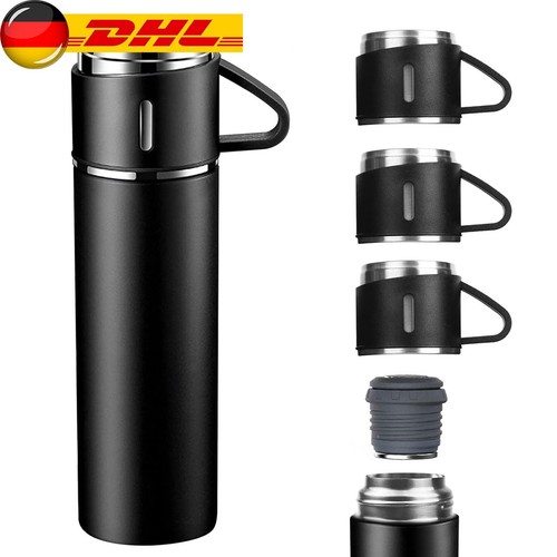 500ml schwarz thermosflasche - schwarz,