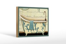 Holzschild Retro 12x18 cm