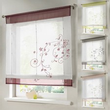 Mode Vorhang Fenstervorhang Raffrollo Raffgardine Scheibengardinen Gardine
