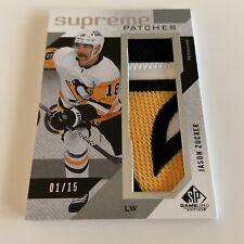 NHL Card-Jason Zucker-Supreme Patches xx/15-SPGU 2021-22-Penguins