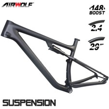 AIRWOLF 29er Vollgefedertes Carbon MTB Cyclocross Fahrradrahmen Frame 148*12mm