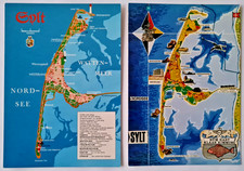 Postkarten Lot 2 x Landkarte