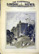 Original alter antiker Druck