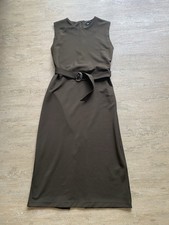Zara Kleid Khaki S 38 Neu Ohne Etikett Midi