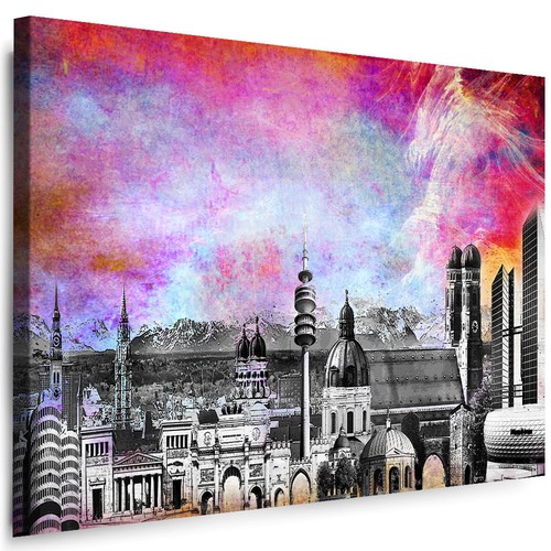 Leinwand bild skyline - bild,