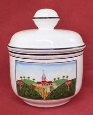 HEINRICH VILLEROY & BOCH DESIGN NAIF SUCRIER / ZUCKERDOSE MIT DECKEL HASE SEHR GUTER ZUSTAND