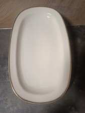 Fleischplatte Servierplatte Hertel-Jakob Rehau Bavaria Porzellan German US-Zone