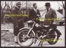 Ferdinand Porsche mit NSU Fox , Karl Rabe und Erwin Komenda - 1949 - Werkfoto