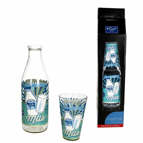 Milchflaschen set premium milk - milchflaschen,
