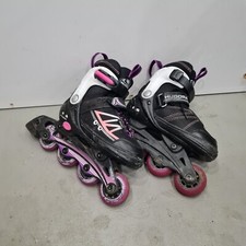 Hudora Inliner Kinder Größe 29, 30, 31, 32 Verstellbar Pink