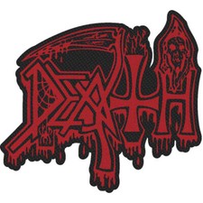 DEATH - Logo Cut Out Patch Aufnäher Official Merchandise DEATH METAL
