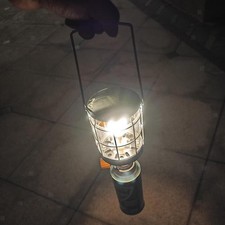 Camping Gaslaterne, Gaslicht