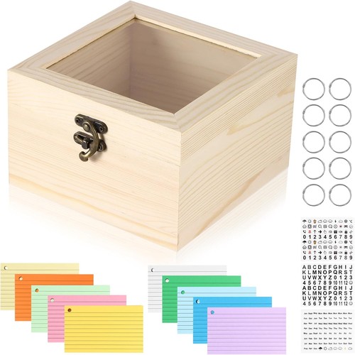 Karteikartenbox set rezeptbox - karteikartenbox,