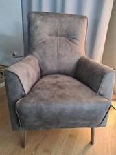 Wie neuer HENDERS+HAZEL Sessel "Roskilde" in toller Lederoptik Farbe Marron