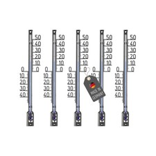 5 Stück Gartenthermometer Set