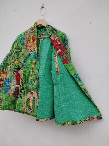 Kantha gesteppter kimono damen - kantha,