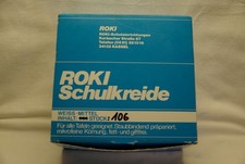 ROKI-Schulkreide, weiß, Tafelkreide, Straßenkreide, 100 Stück, unbenutzt