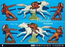 4 MAROLIN DDR INDIANER FIGUREN