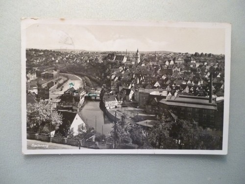 Ansichtskarte backnang 1938 - ansichtskarte,
