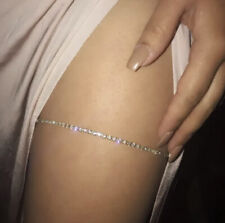 Oberschenkel Kette Gold Körperkette Fusskette Fusskettchen Beinkette Beinschmuck
