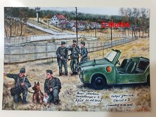 Postkarte - , (grenzabschnitt)