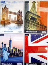 Häfft Vokabelheft Schulstuff A5 - verschiedene Motive wählbar