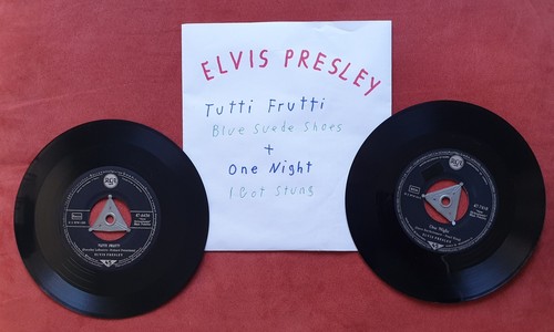 Elvis presley vinyl singles - elvis,