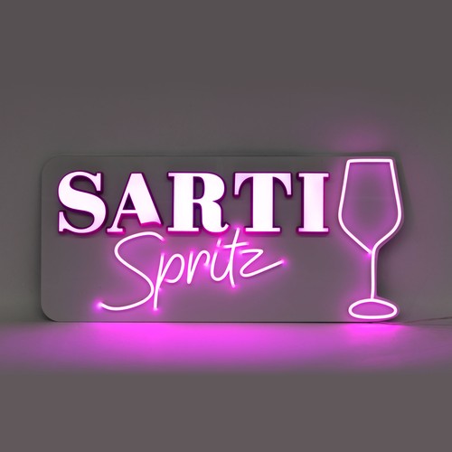 Sarti spritz leuchtreklame - spritz,