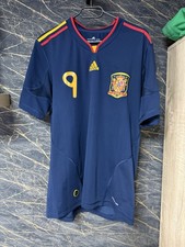Adidas Spanien 2010 Auswärtstrikot Nummer 9 Torres Original 