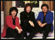 Musiker-Gruppe Die Flippers im Portrait, Autograph, Ansichtskarte 