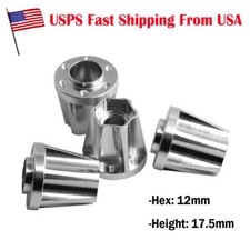 4Pcs 12mm Alloy Metal Wheel