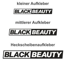 Aufkleber Wetterfest BLACK