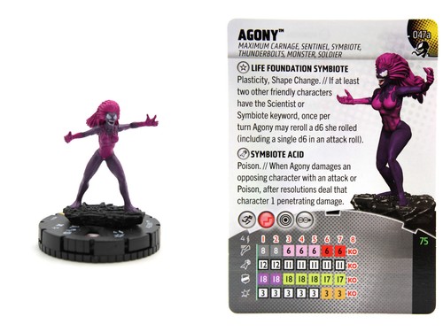 Heroclix 047a agony venom - #047a,