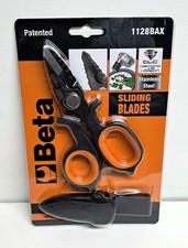 Beta 1128BAX Elektrikerschere mit abgestuften Klingen, Kabelschneider