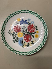 Porzellan Retsch Wunsiedel/ Bayern Wandteller Blumenmotiv 24 cm