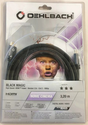 Oehlbach black magic 20m - black,