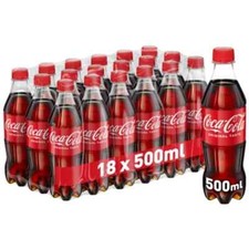 Coca Cola Sprudelgetränk in einer Flasche 18x500ml - Coca-Cola
