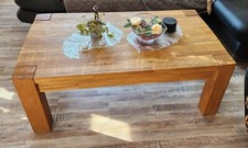 Couchtisch eiche massiv geölt 48 x 110 x 70 cm