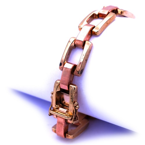 Retro bicolor gold armband - retro,